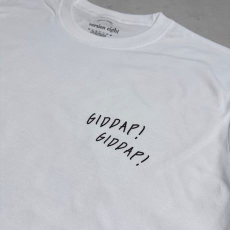 GIDDAP Tシャツ /ホワイト
