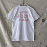 HOT ROD CLUB / Tシャツ（バックプリント）/ ホワイト