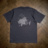 GIDDAP Tシャツ /スモークブラック