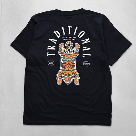 TRADITIONAL TIGER Tシャツ / ブラック
