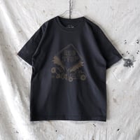 ROD STOP  Tシャツ（フロントプリント）/ スモークブラック