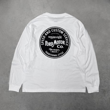 CIRCLE LOGO  ロンT / ホワイト