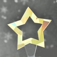 XT_04【透明クリアシリーズ】Star＜ホロゴールド＞100枚