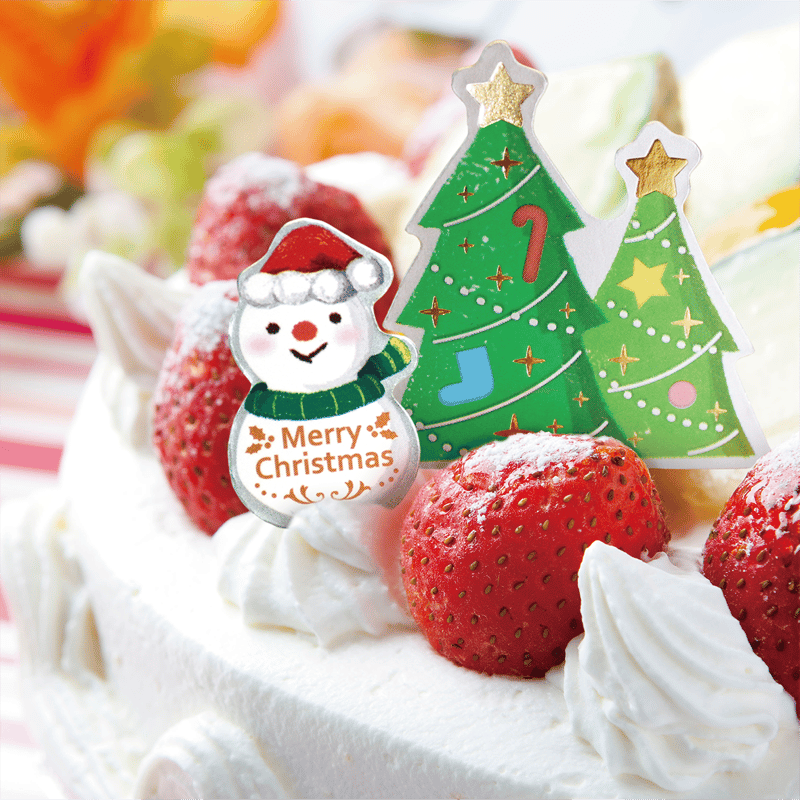 クリスマスケーキ飾り　メリークリスマスピック　２６０枚 クリスマスケーキ飾り メリークリスマスピック 260枚