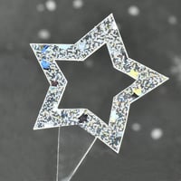 XT_03【透明クリアシリーズ】Star＜ホログラム＞100枚