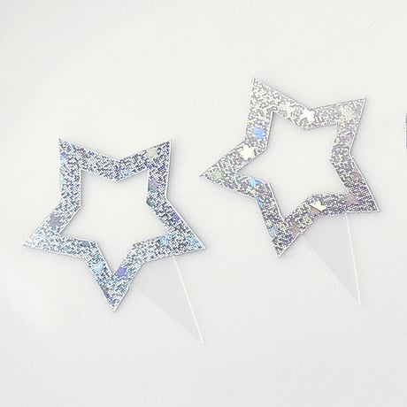 XT_03【透明クリアシリーズ】Star＜ホログラム＞100枚