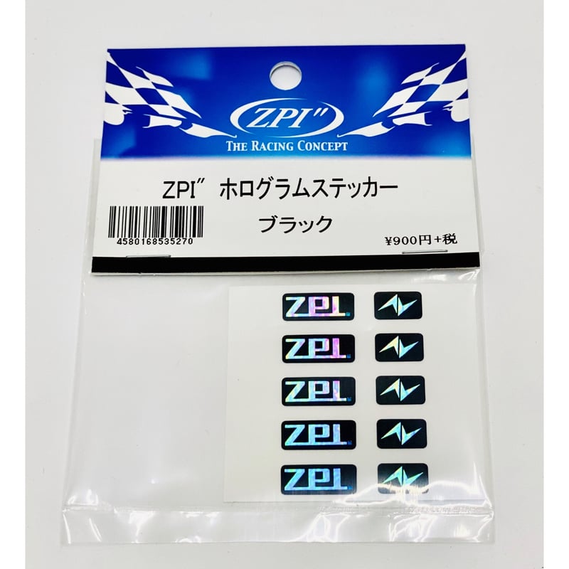 バラ売り可♪ 初期ロゴ ブラック ホログラフィック スリーブ ZPIホログラムステッカーブラック | ZPI OFFICIAL ONLINE STORE