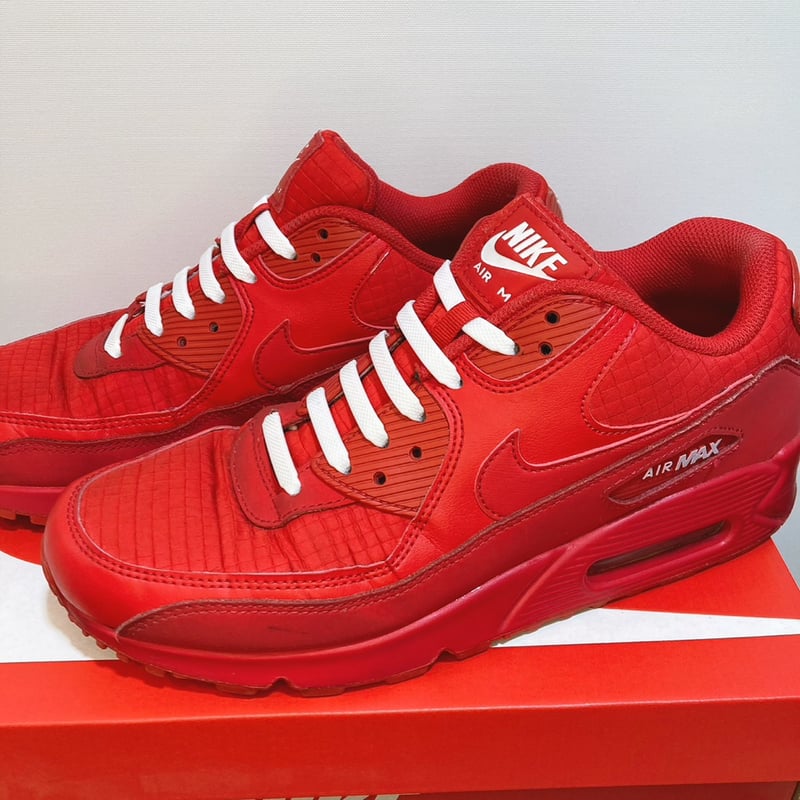 NIKE】AIRMAX90 サイズ：US9 Jp.27cm ユニバーシティーレッド | 【美