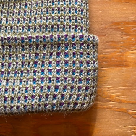 ARTEX KNITTING MILLS ACRYLIC TWEED WATCH CAP