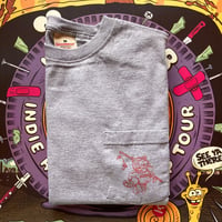 FARMHOUSExBURRITOBREATH TIGER PRINT GOOD WEAR  L/S POCKET TEE