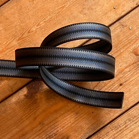 BISON TAP CAP GUNMETAL BUCKLE NYLON BELT