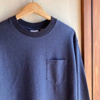 WALLA WALLA SPORT L/S JACQUARD STRIPE POCKET TEE