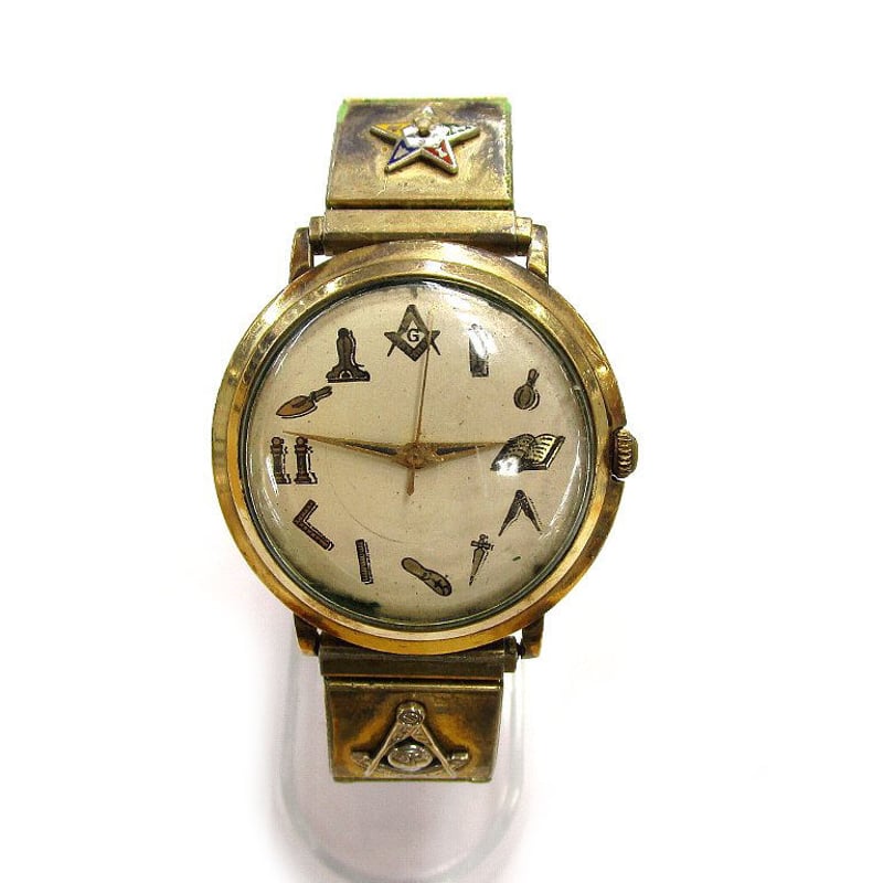 60's～ HAMILTON ハミルトン Freemason Antique Watch フリ