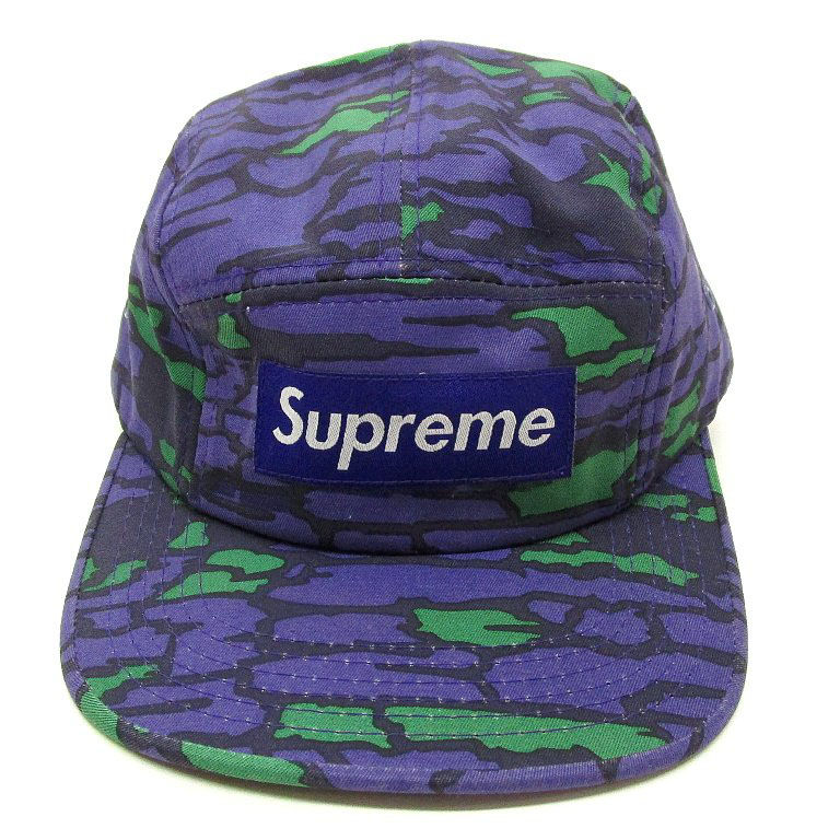 Supreme Camo Camp 決めれ Cap Purple
