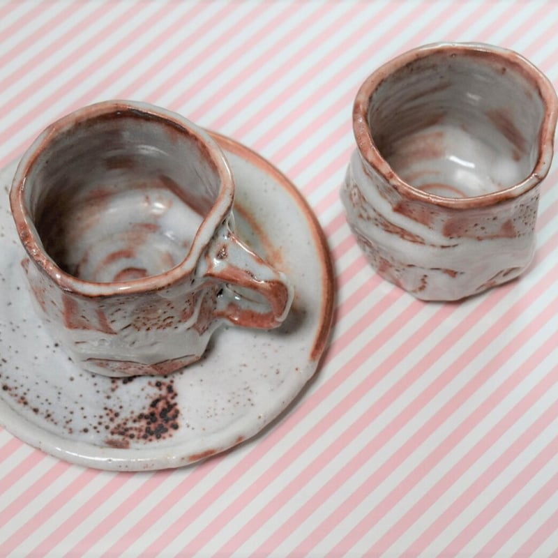 赤志野 湯飲み | 東山窯-東 正之