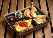 宮城県産烏骨鶏卵と若鶏コンフィ弁当