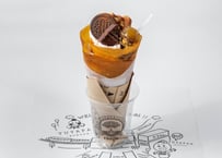 モチモチ！チョコバナナクレープ