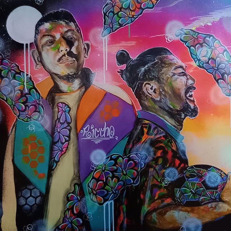 符和×riccho/雨上がりノ未来に　RITTO CHOUJI レコード 符和 × RICCHO (RITTO＋Chouji) / 雨上がりノ未来に (7inch) |