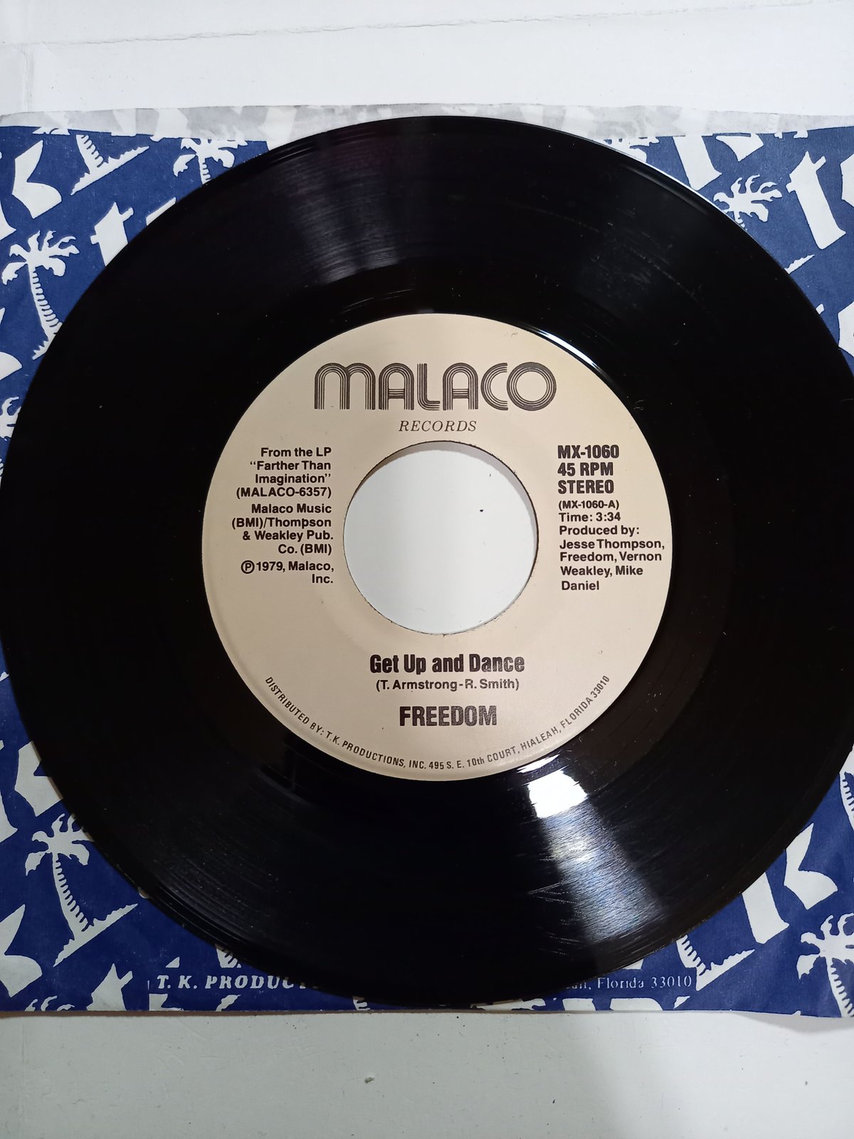 FREEDOM/ Get Up and Dance/7インチレコード FREEDOM - GET UP AND DANCE ( FUNKY SOUL BROTHER EDIT) 限定7