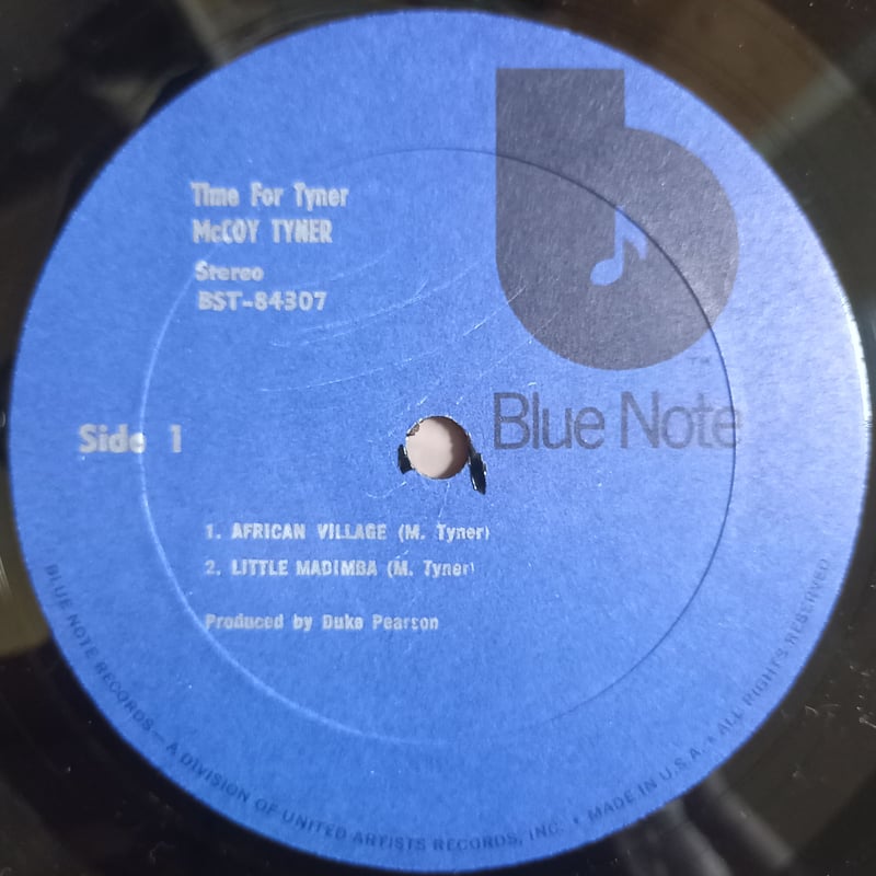 Mccoy Tyner / Time For Tyner (LP) | 倉吉円盤舎 オンライ