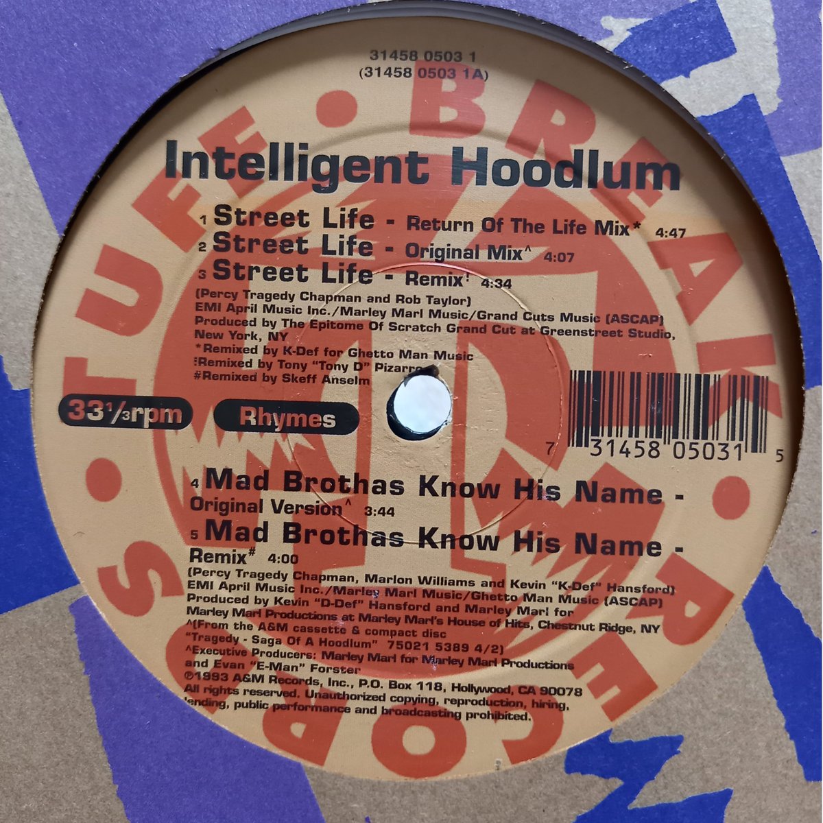 Inteligent Hoodlum / Street Life (12inch) | 倉吉円