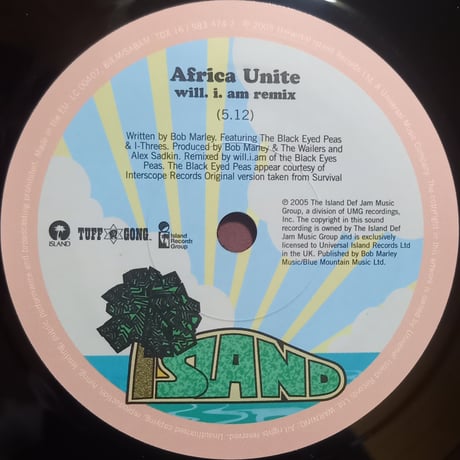 Bob Marley & The Wailers / Africa Unite (Will.I.am Remix) (7inch)