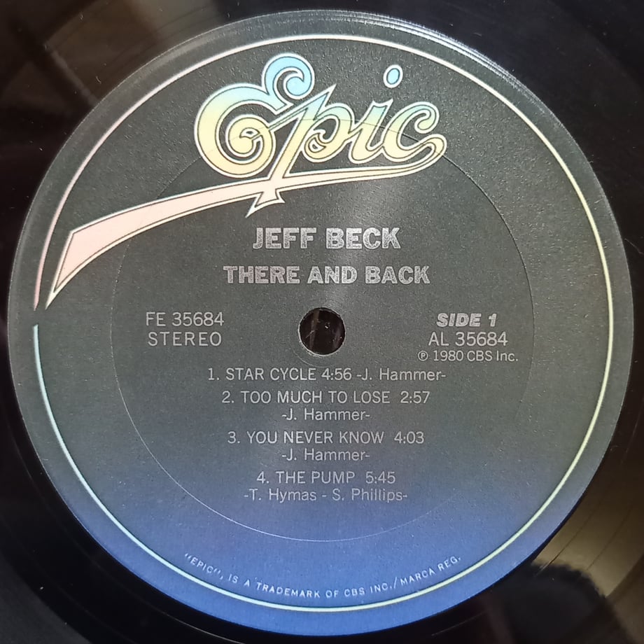 Jeff Beck / There & Back (中古LPレコード) | 倉吉円盤舎 オン...