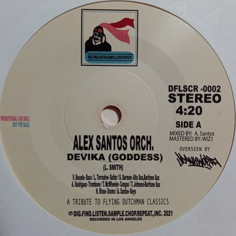Alex Santos Orch. / Devika (Goddess) (Color Vinyl 7inch)
