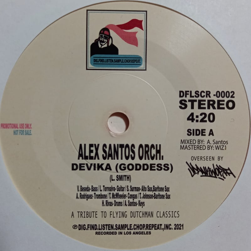 Alex Santos Orch. Sun Goddess 7inch レコード Alex Santos Orch. / Devika (Goddess) (Color Vin