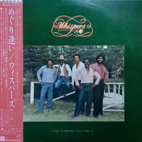 The Whispers / Love Is Where You Find It  (中古LPレコード）
