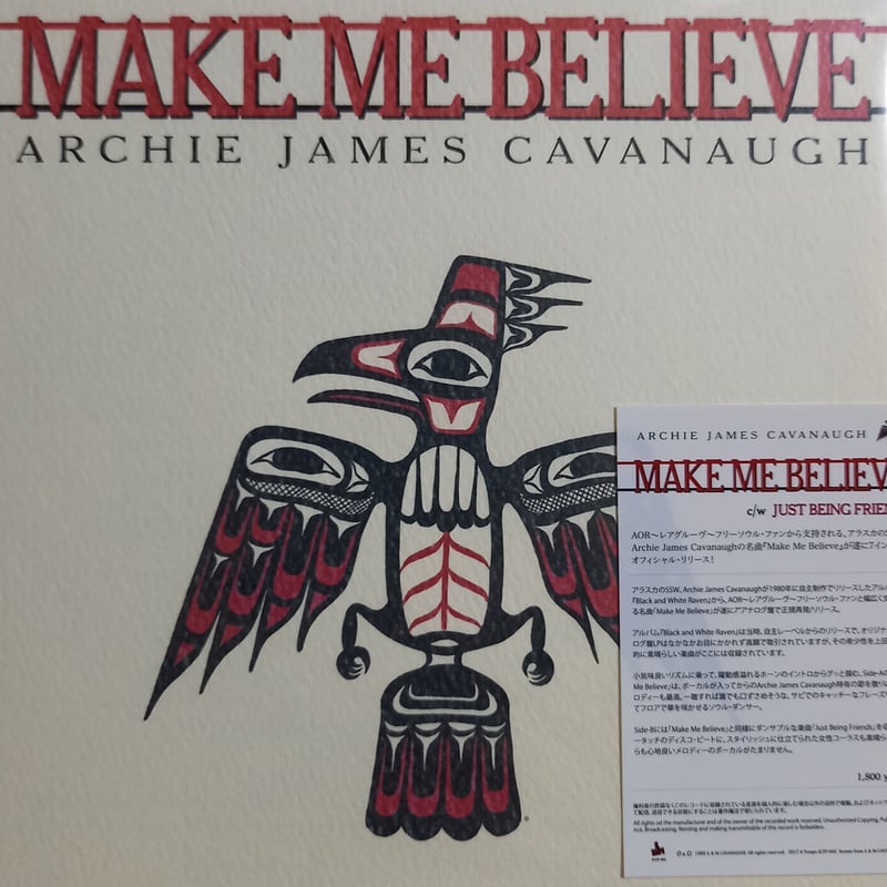 ARCHIE JAMES CAVANAUGH,新品レコード,AOR,アナログ盤