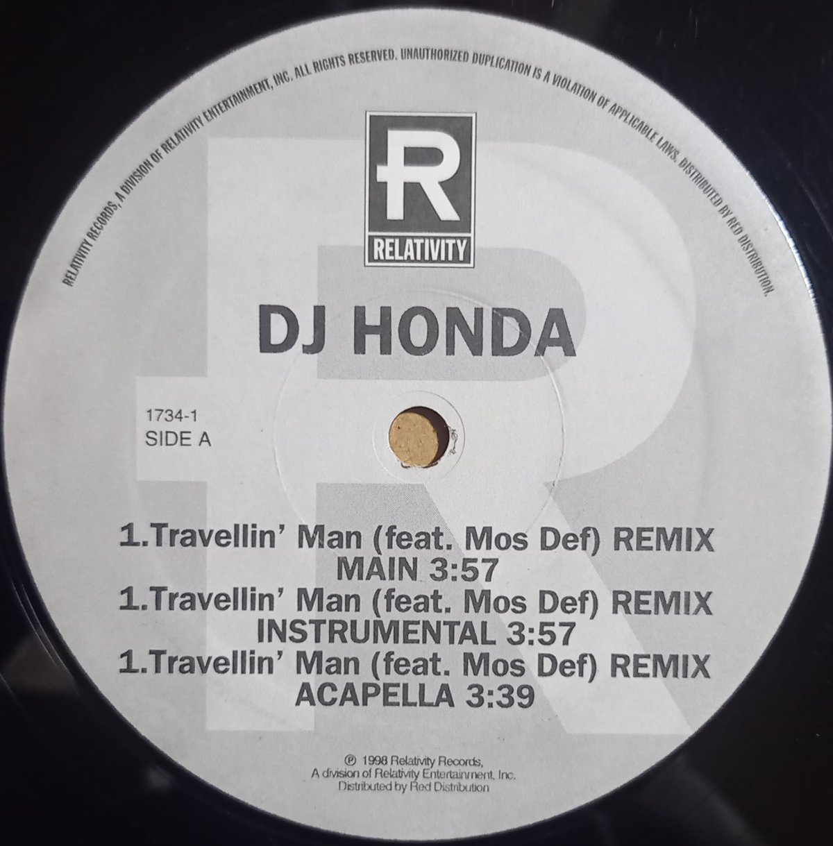 DJ Honda / Travellin' Man feat. Mos Def (中古12