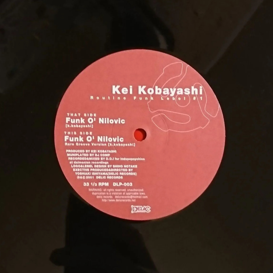 Kei Kobayashi /Funk o’ Nilovic 12インチレコード Kei kobayashi / Funk O' Nilovic (12inch) | 倉吉円
