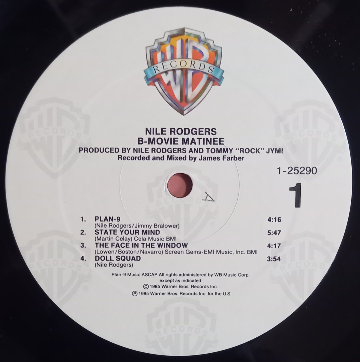 【LP】ナイル・ロジャース『B-Moovie Matinee』 輸入盤レコード LP】ナイル・ロジャース『B-Moovie Matinee』 輸入盤レコード