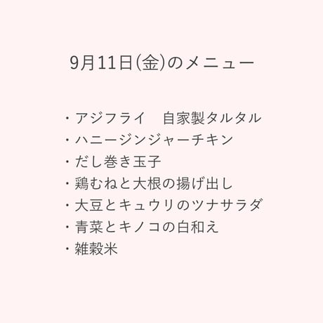 2【配達日9月11日(金)　配達希望時間11時～13時】【割引価格】いぐさでり 素材を活かしたきちんとお弁当