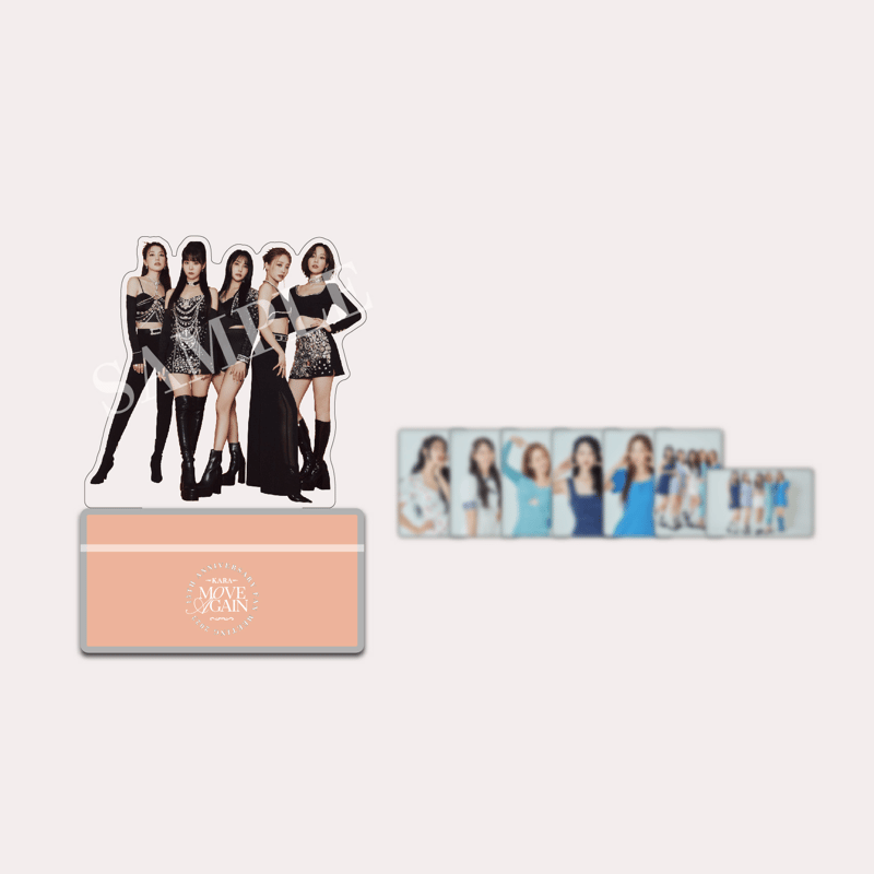 KARA 15th ファンミーティングファンミトレカスタンド黒白セット