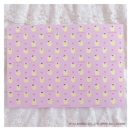 POMPOMPURIN デザインペーパー Flat