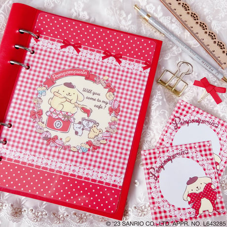 POMPOMPURIN Design Paper & Memo Set