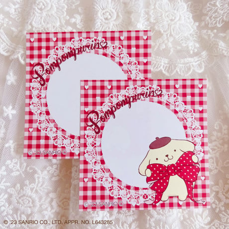 POMPOMPURIN Design Paper & Memo Set