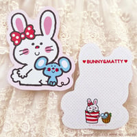 BUNNY & MATTY ダイカットメモ