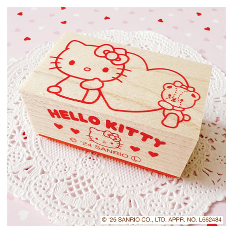 HELLO KITTY スタンプ Heart1