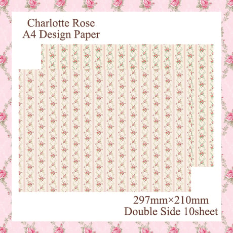 Charlotte Rose A4 Design Paper