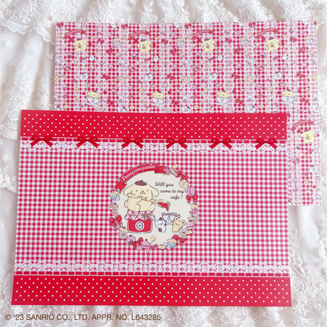 POMPOMPURIN Design Paper & Memo Set