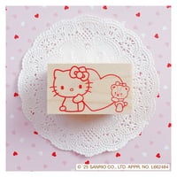 HELLO KITTY スタンプ Heart1