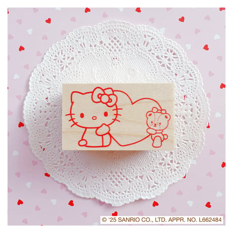 HELLO KITTY スタンプ Heart1
