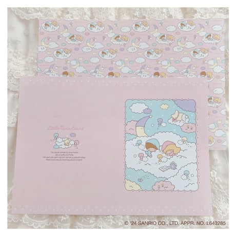 LITTLE TWIN STARS デザインペーパーセット Clouds
