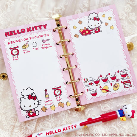 HELLO KITTY ミニ6リフィルメモ