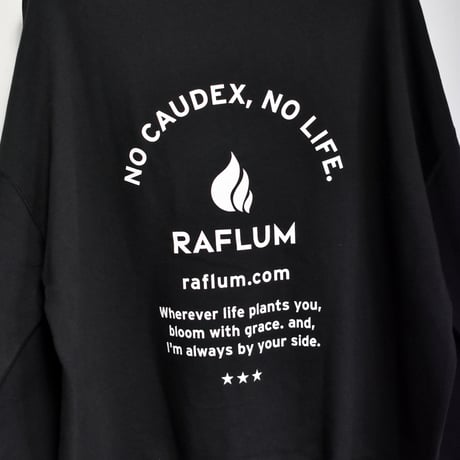 【RAFLUM  NO CAUDEX NO LIFE HOODIE】RFSW23001