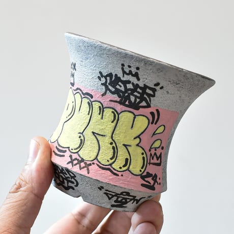 ハイパーポットクリエイター  "阿萬"【Graffiti pot】RFAM24029 B