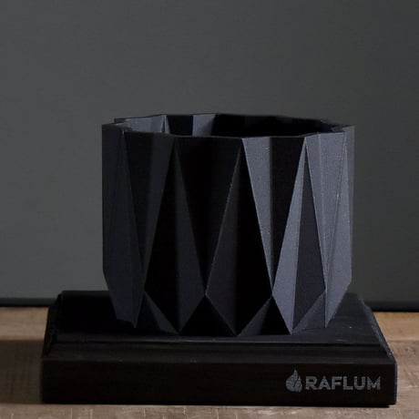 MINIMUM DESIGN / ミニマムデザイン【ORIGAMI Indoor Planter black L】RFMDorib003